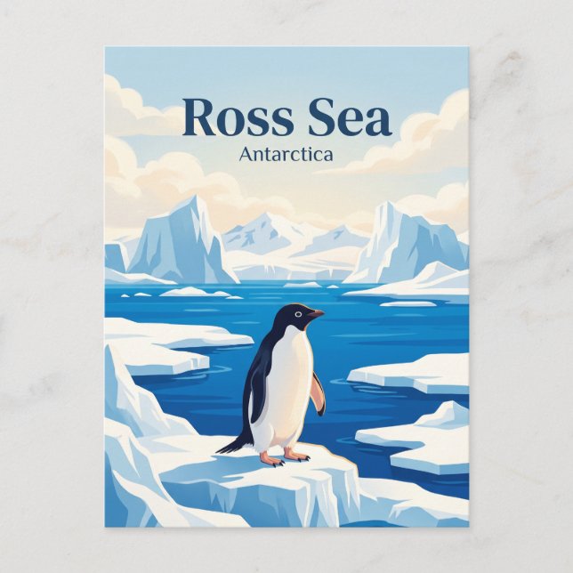 Ross Sea Antarctica Postcard (Front)