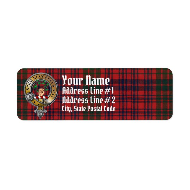 Ross Tartan & Badge (Front)