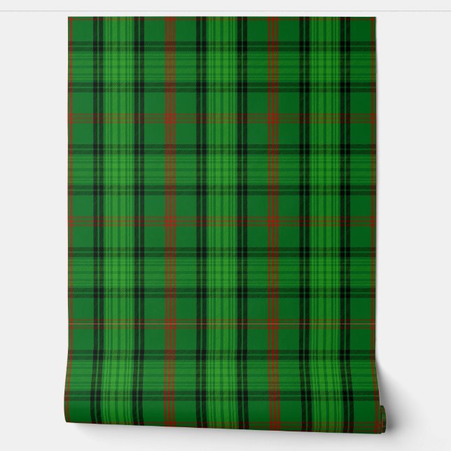 Ross Tartan Plaid Scottish Clan Wallpaper (Unrolling)