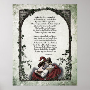 Rossetti "Love" Victorian Art Poem 24x30 Poster