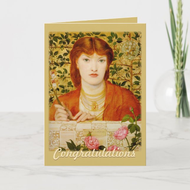 Rossetti Regina Cordium CC0655 Greeting Card (Front)