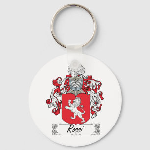Rossi Family Crest Key Ring