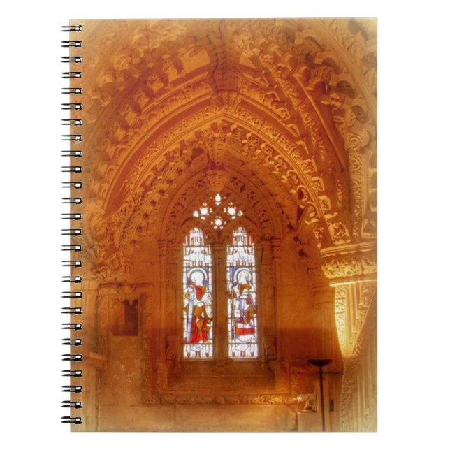 Rosslyn Chapel Interior Spiral Notebook (Front)