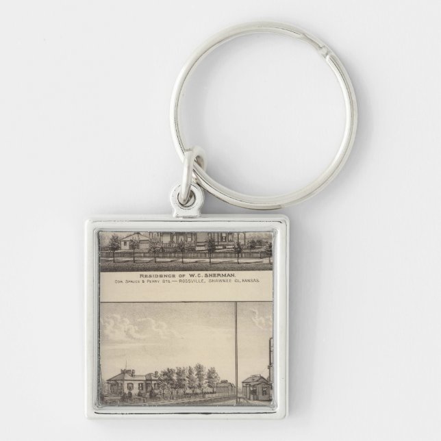 Rossville, Kansas Key Ring (Front)