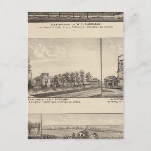 Rossville, Kansas Postcard