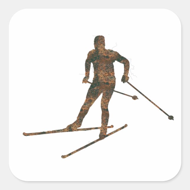 Rost Langlauf Sticker (Front)