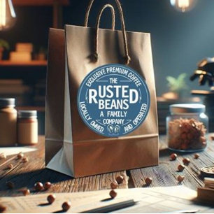 Rosted Beans - Coffee Classic Round Sticker