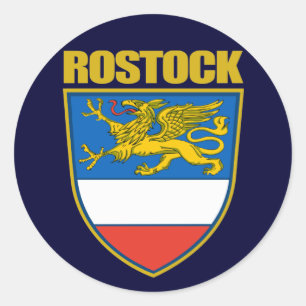 Rostock Classic Round Sticker