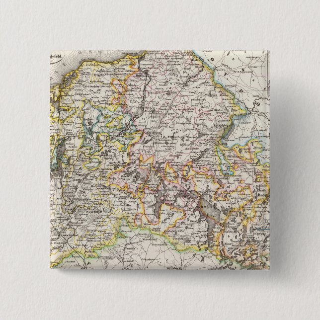 Rostock Germany 15 Cm Square Badge (Front)