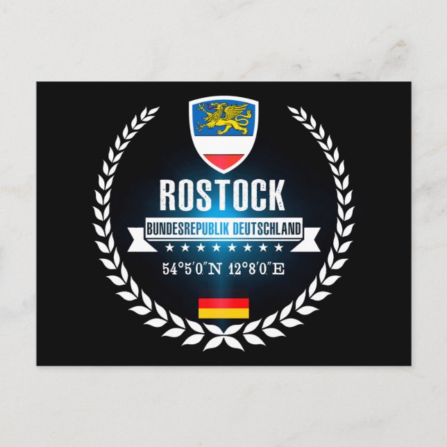 Rostock Postcard (Front)