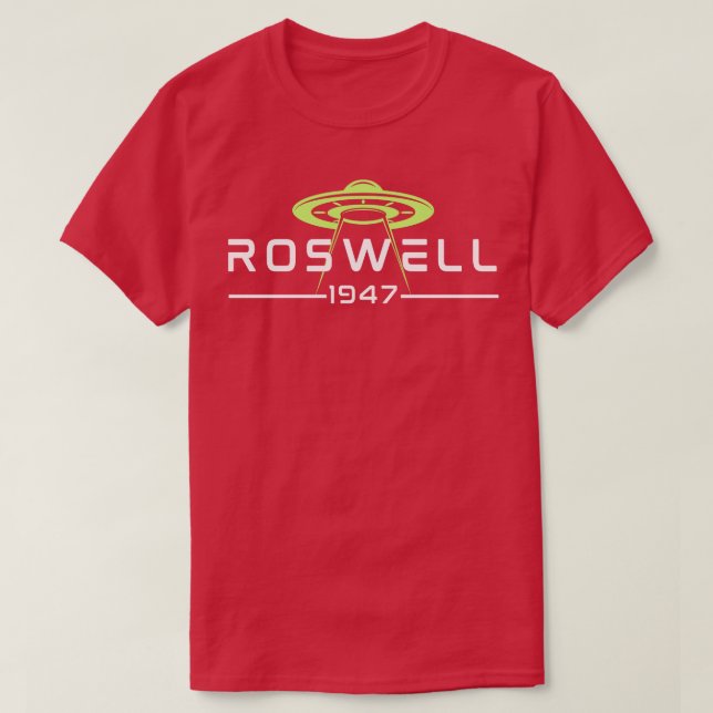 Roswell  1947  Flying Saucer Crash T-Shirt (Design Front)