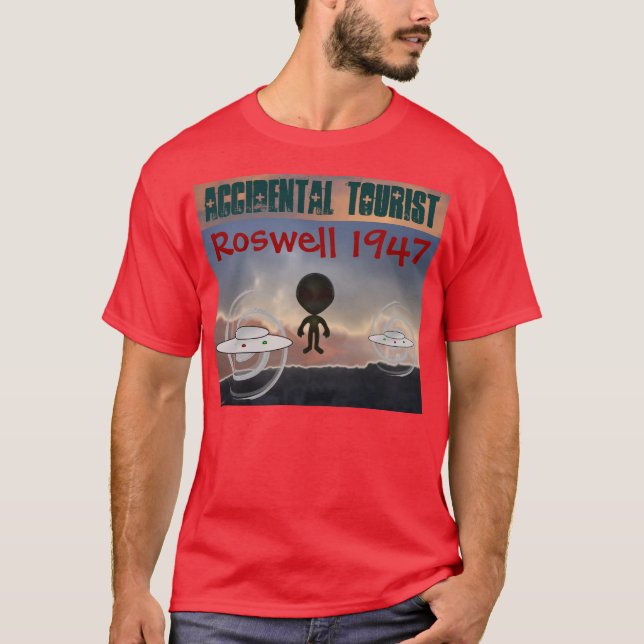 Roswell 1947 mens shirt (Front)