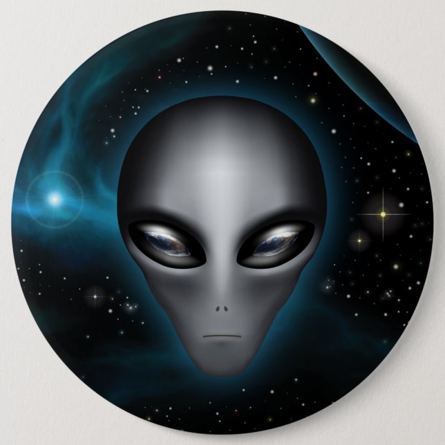 Roswell Alien II (Button) 6 Cm Round Badge (Front)