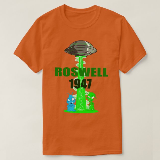 Roswell aliens T-Shirt (Design Front)