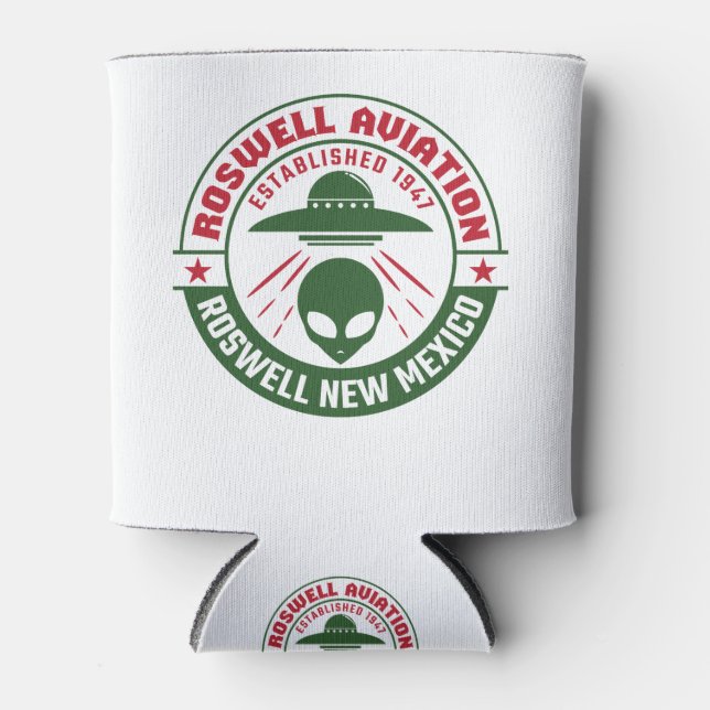 Roswell Aviation Established 1947 Can Cooler (Front)