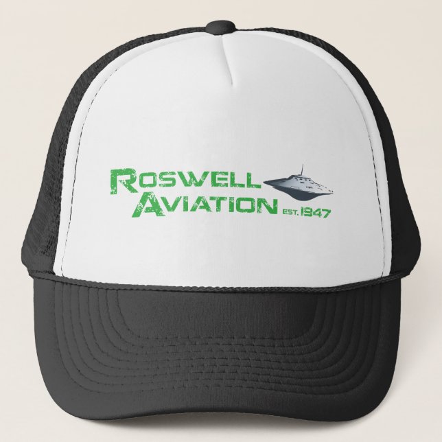 Roswell Aviation Trucker Hat (Front)