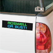 ROSWELL bumper sticker (On Truck)