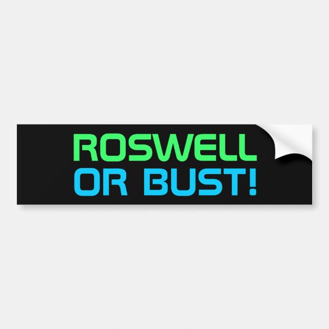 ROSWELL bumper sticker (Front)