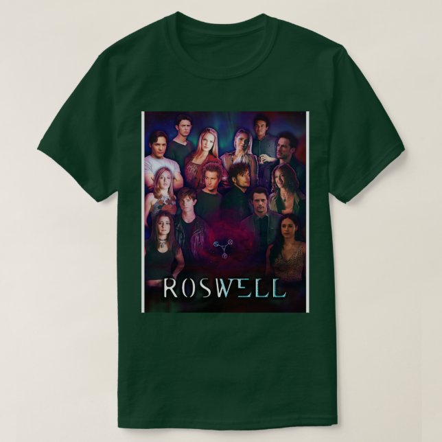 Roswell Meets Roswell New Mexico T-Shirt (Design Front)