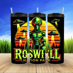 Roswell Nation Park: Alien Encounter Thermal Tumbler