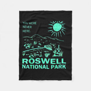 Roswell National Park New Mexico  Fleece Blanket