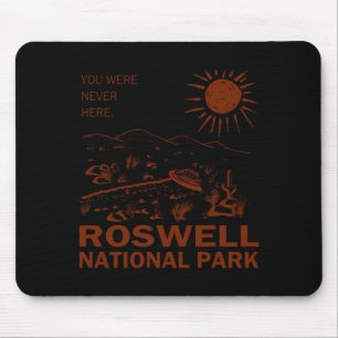 Roswell National Park Ufo Flying Saucer Aliens _1  Mouse Pad