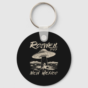 Roswell New Mexico 1947 Alien Abduction Ufo Crash Key Ring