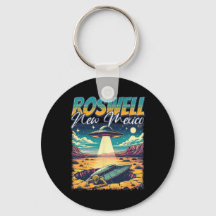 Roswell New Mexico 1947 Alien Abduction Ufo Crash  Key Ring