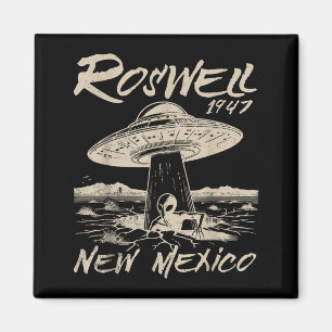 Roswell New Mexico 1947 Alien Abduction Ufo Crash Magnet
