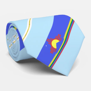 Roswell (New Mexico) city flag Neck Tie