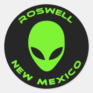 Roswell, New Mexico Classic Round Sticker