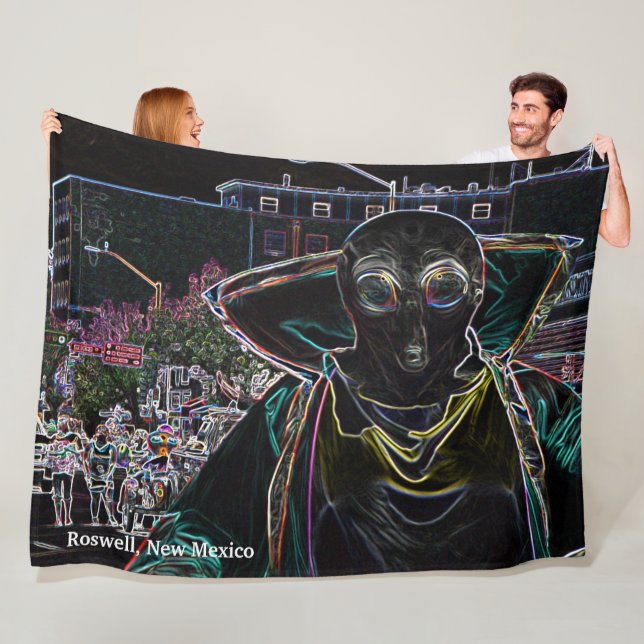 Roswell, New Mexico Fleece Blanket (In Situ)
