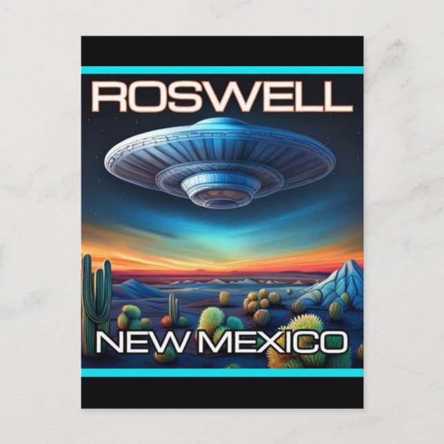 Roswell New Mexico Postcard (Front)