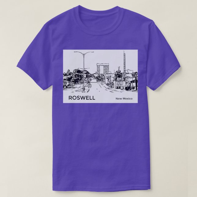 Roswell New Mexico TShirt (Design Front)