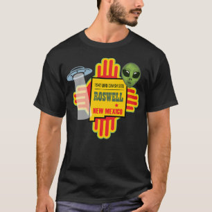 Roswell Nm New Mexico Ufo Alien Crash Site 1947 Zi T-Shirt