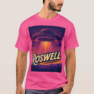 "Roswell, NM" UFO Alien - Mens T-Shirt