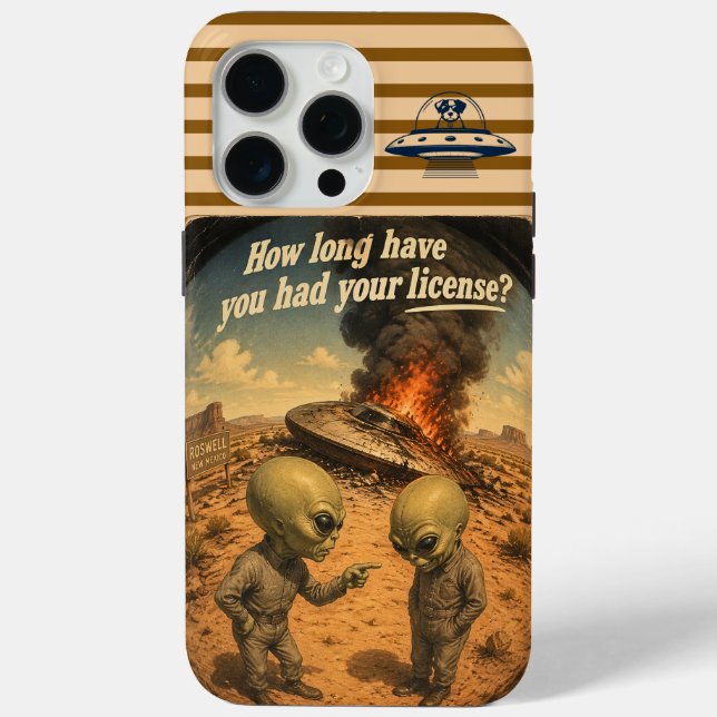 Roswell UFO Case-Mate iPhone Case (Back)