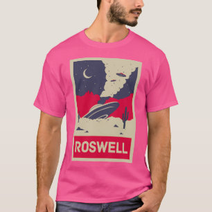 Roswell Ufo Crash - Alien Retro T-Shirt