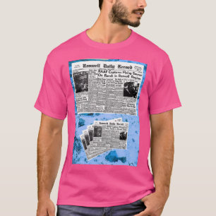 Roswell Ufo July 8Th 1947- Newspaper T-Shirt