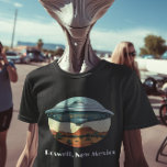 Roswell UFO Space Ship New Mexico T-Shirt<br><div class="desc">This design may be personalised by choosing the Edit Design option. You may also transfer onto other items. Contact me at colorflowcreations@gmail.com or use the chat option at the top of the page if you wish to have this design on another product or need assistance with this design. See more...</div>
