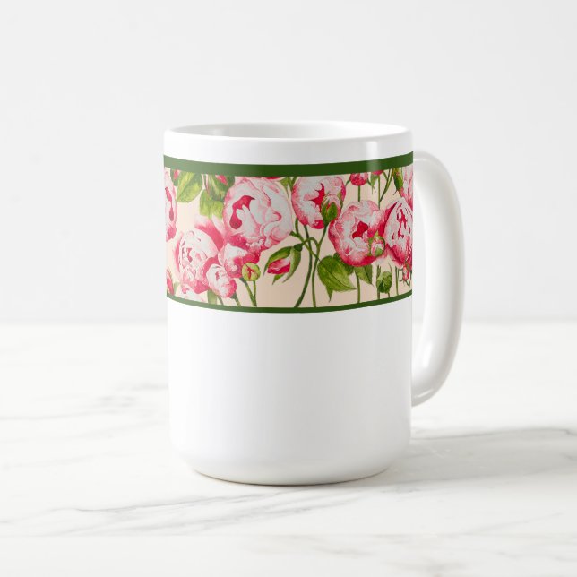 Rosy Abundance on a Classic Mug (B) (Front Right)