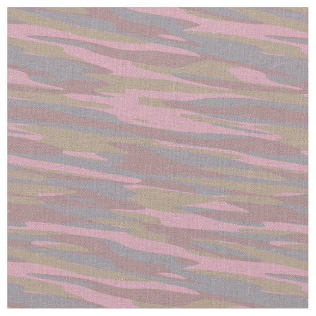 Rosy Brown, faded pink, mountain mist camo Fabric (Close Up)