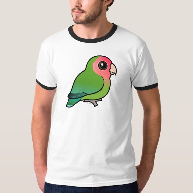 Rosy-faced Lovebird T-Shirt (Front)
