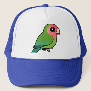 Rosy-faced Lovebird Trucker Hat