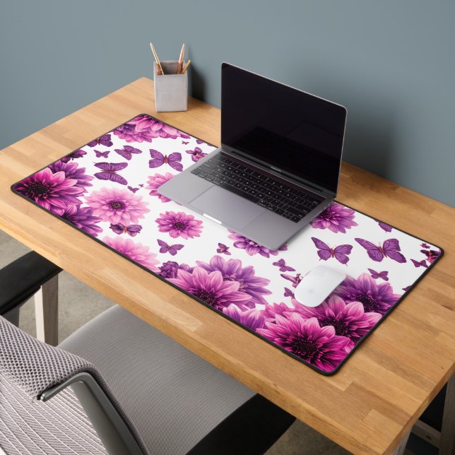 Rosy Flower Desk Mat (Office 2)