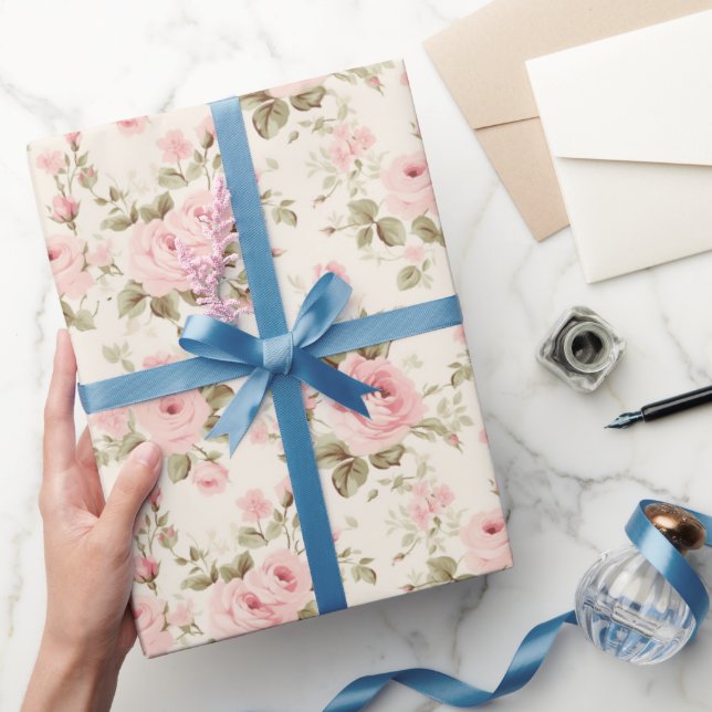 Rosy Garden Joy Wrapping Paper (Gifting)