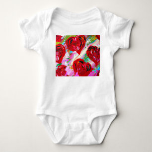Rosy Hearts Baby Bodysuit