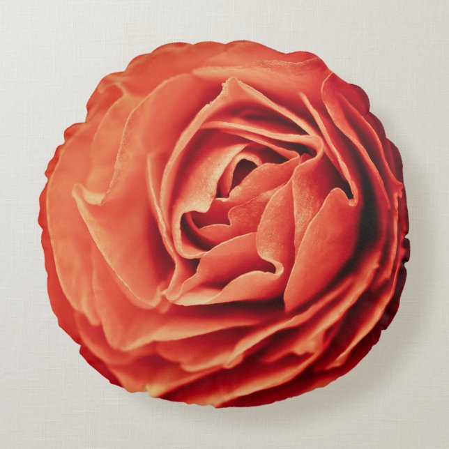 rosy living round cushion (Front)