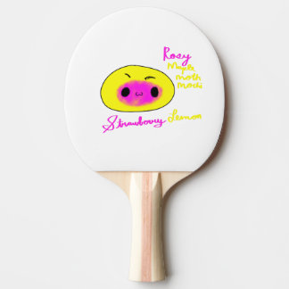 Rosy Maple Moth Cute Mochi Funny Animal Mochi Ping Pong Paddle
