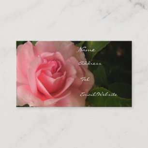 Rosy Pink Business Card